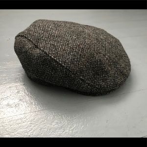 Vintage wool men’s elastic newsboy cap